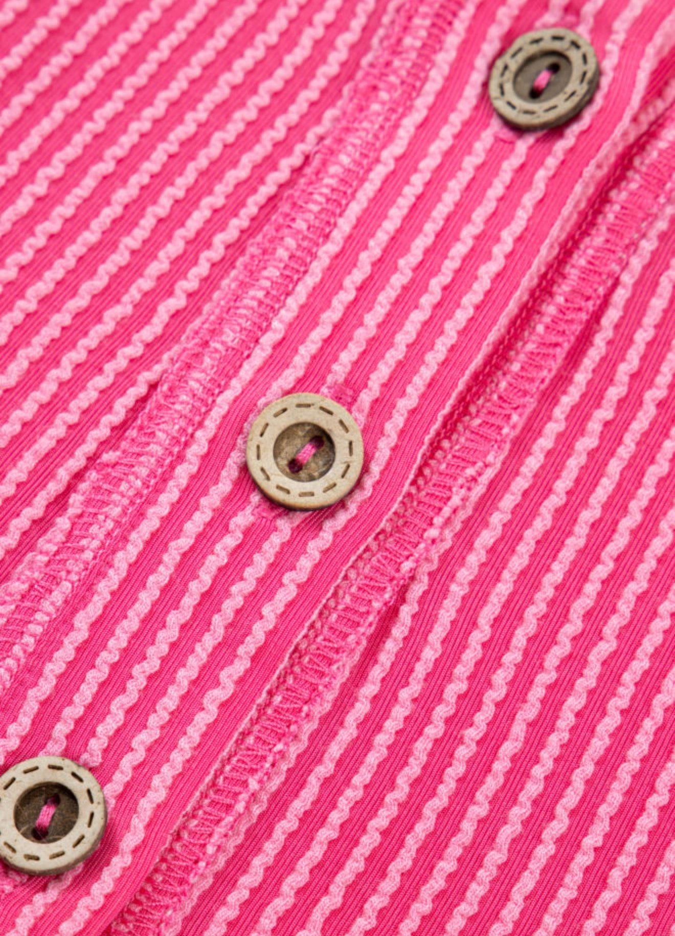 Summer Pink Corded Top