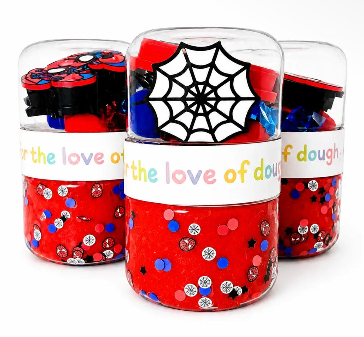 Play Dough Jar - Spidey