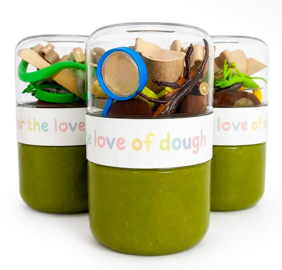 Play Dough Jars - Bugs