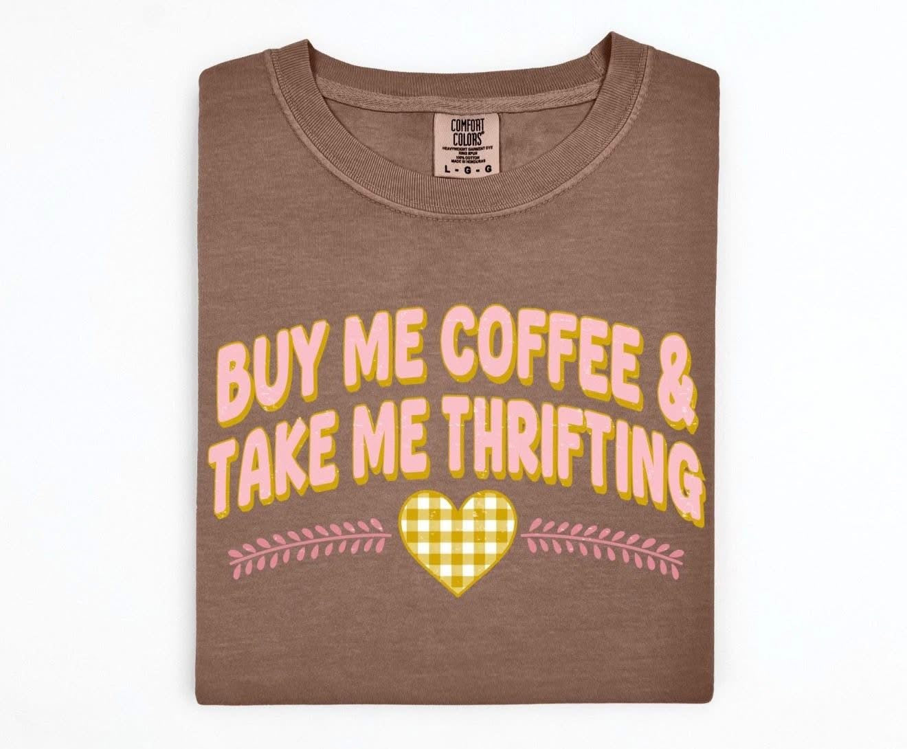 Coffee & Thrifting Tee