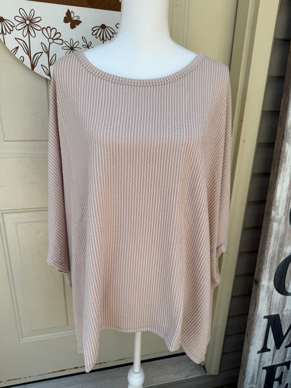 Plus Corded Top by Zenana