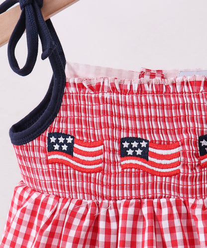 Smocked Woven Girls Bloomer