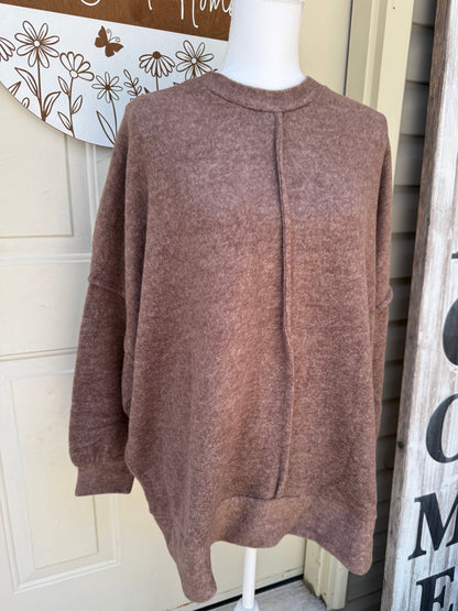 Plus Oversized Sweater by Zenana