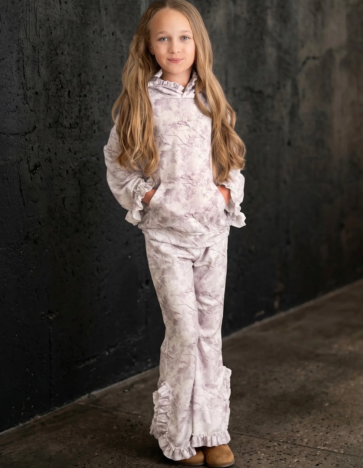Camo Ruffles Girly Set