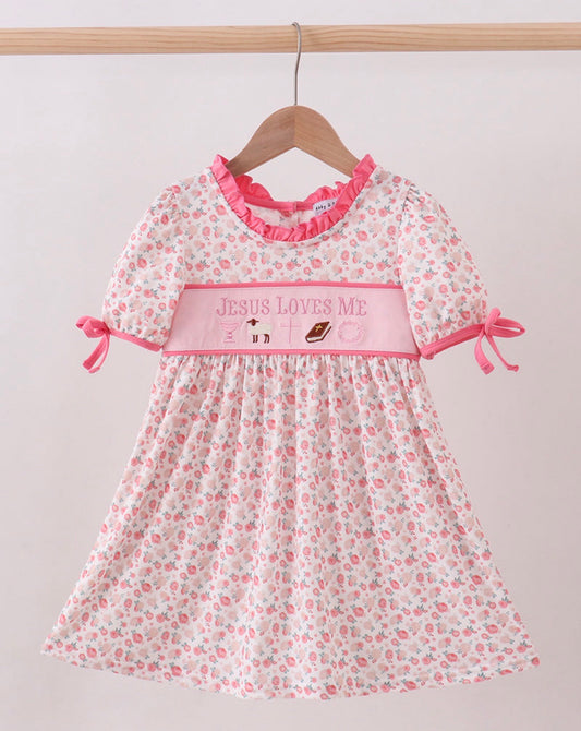 Jesus Loves Me Girls Dress