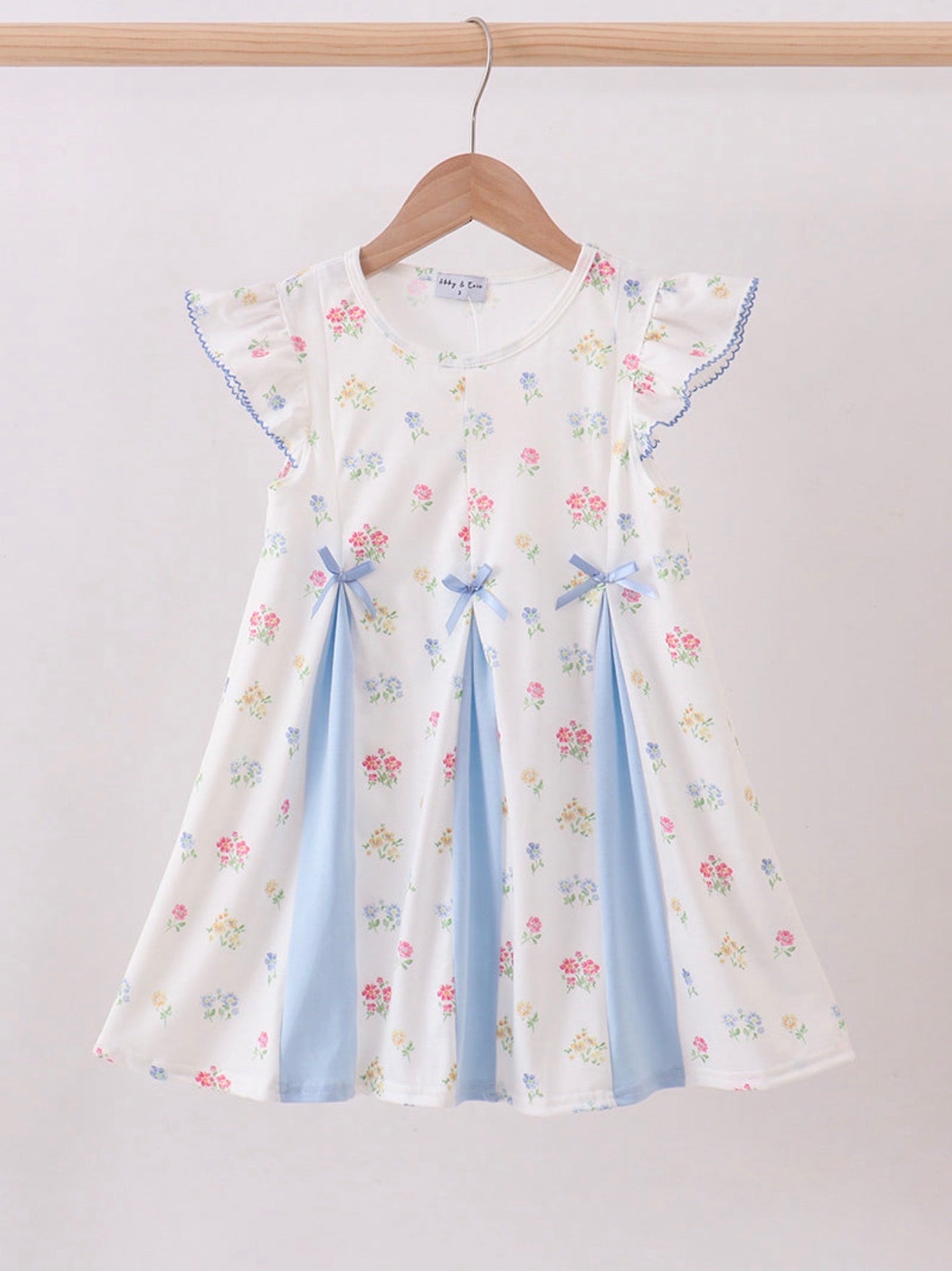 Blue Floral Ditsy Dress