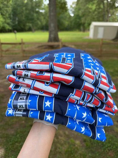 Lulu Mac Patriotic Stars Tee