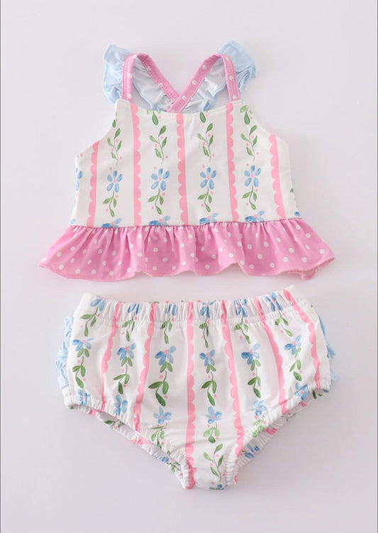 Ditsy Floral Ruffle Swim