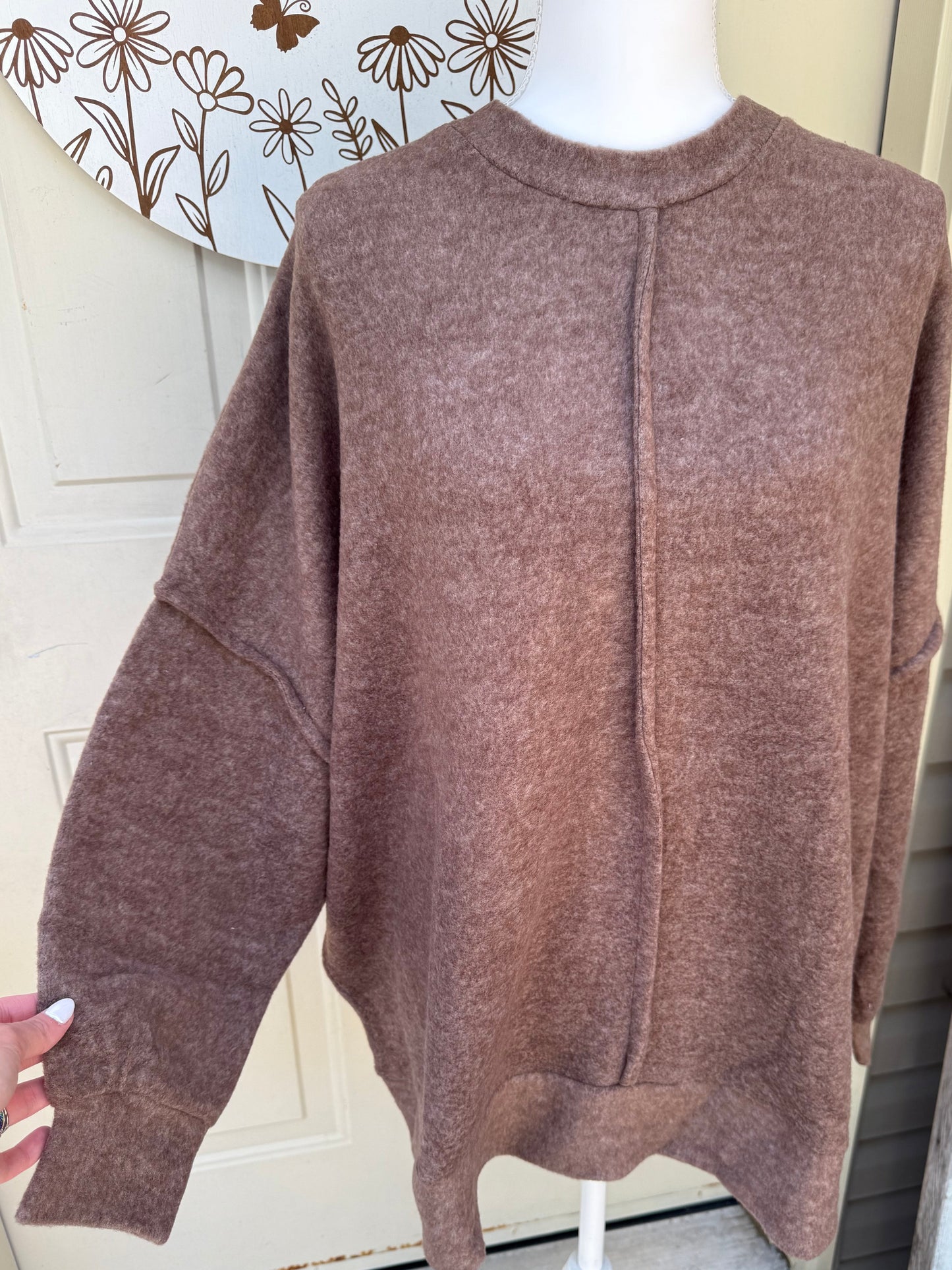 Plus Oversized Sweater by Zenana