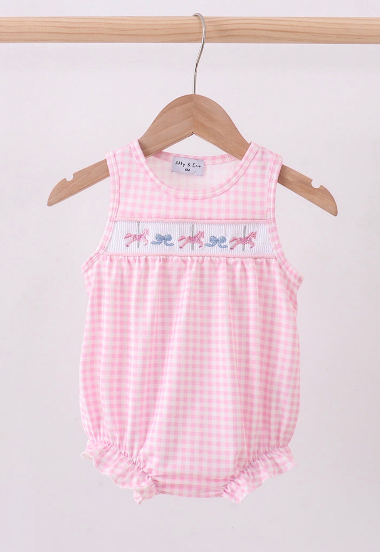 Smocked Carousel Summer Bubble
