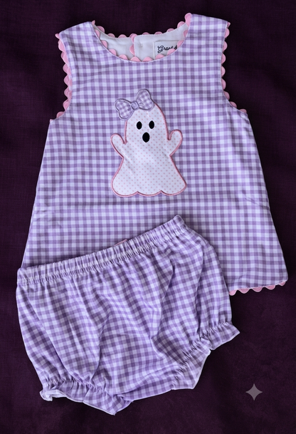 Boo Crew Gingham Bloomer