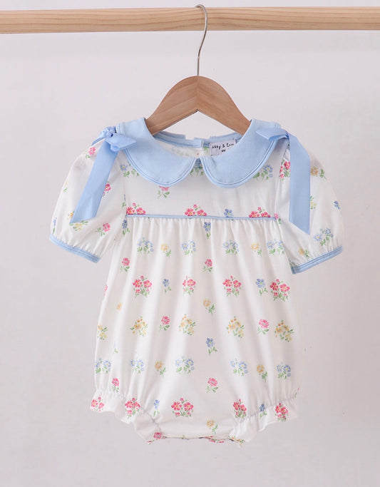 Blue Floral Ditsy Bubble