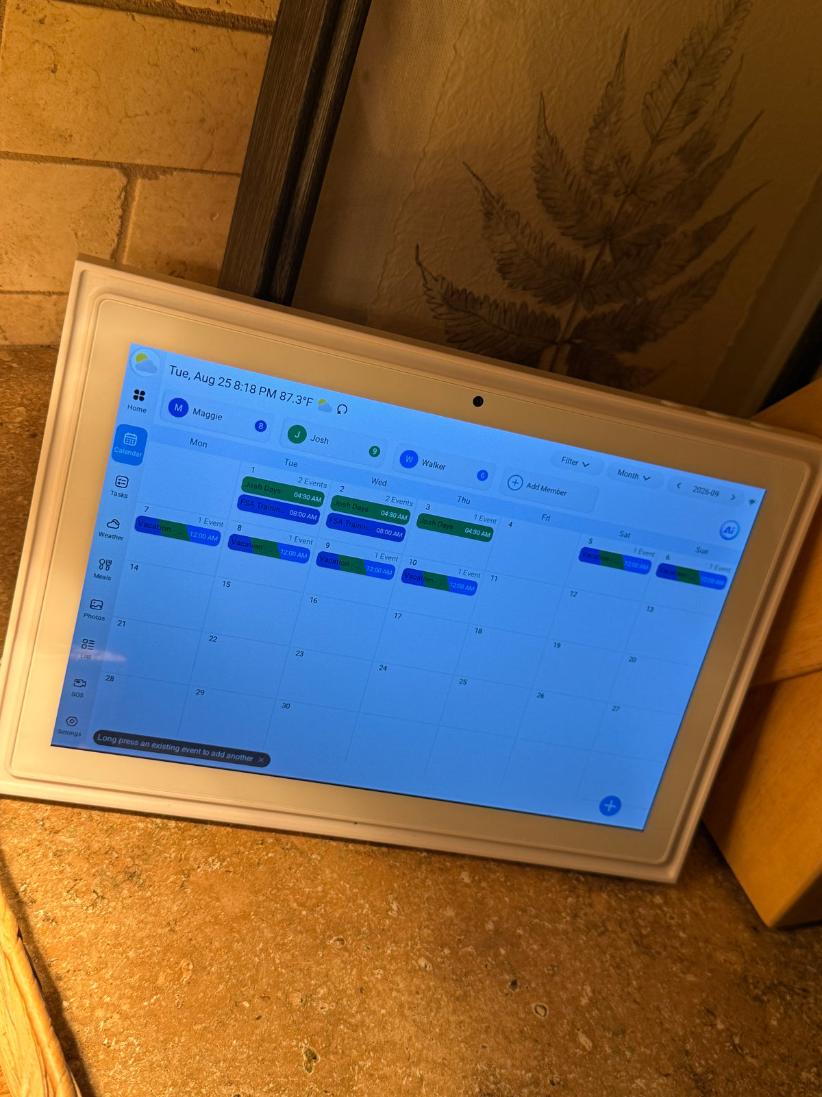 Digital Family Calender