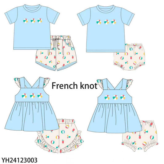 French Knot Beach Ball Play