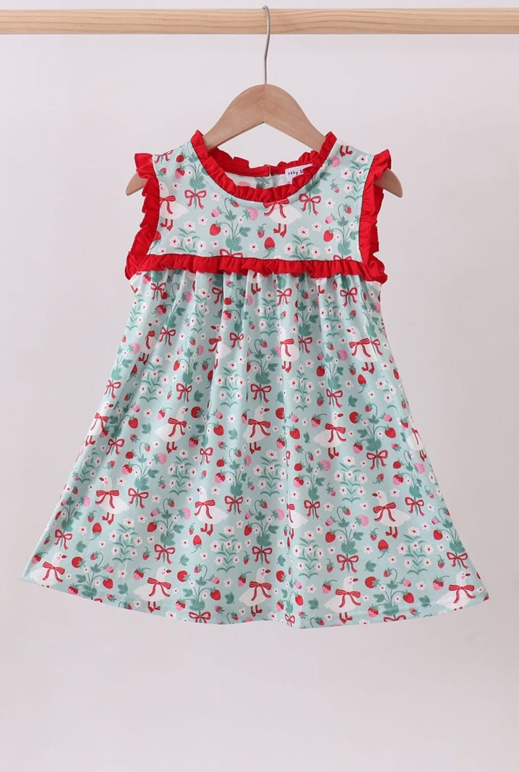 Strawberry Goose Dress
