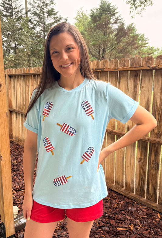 Patriotic Sparkle Top