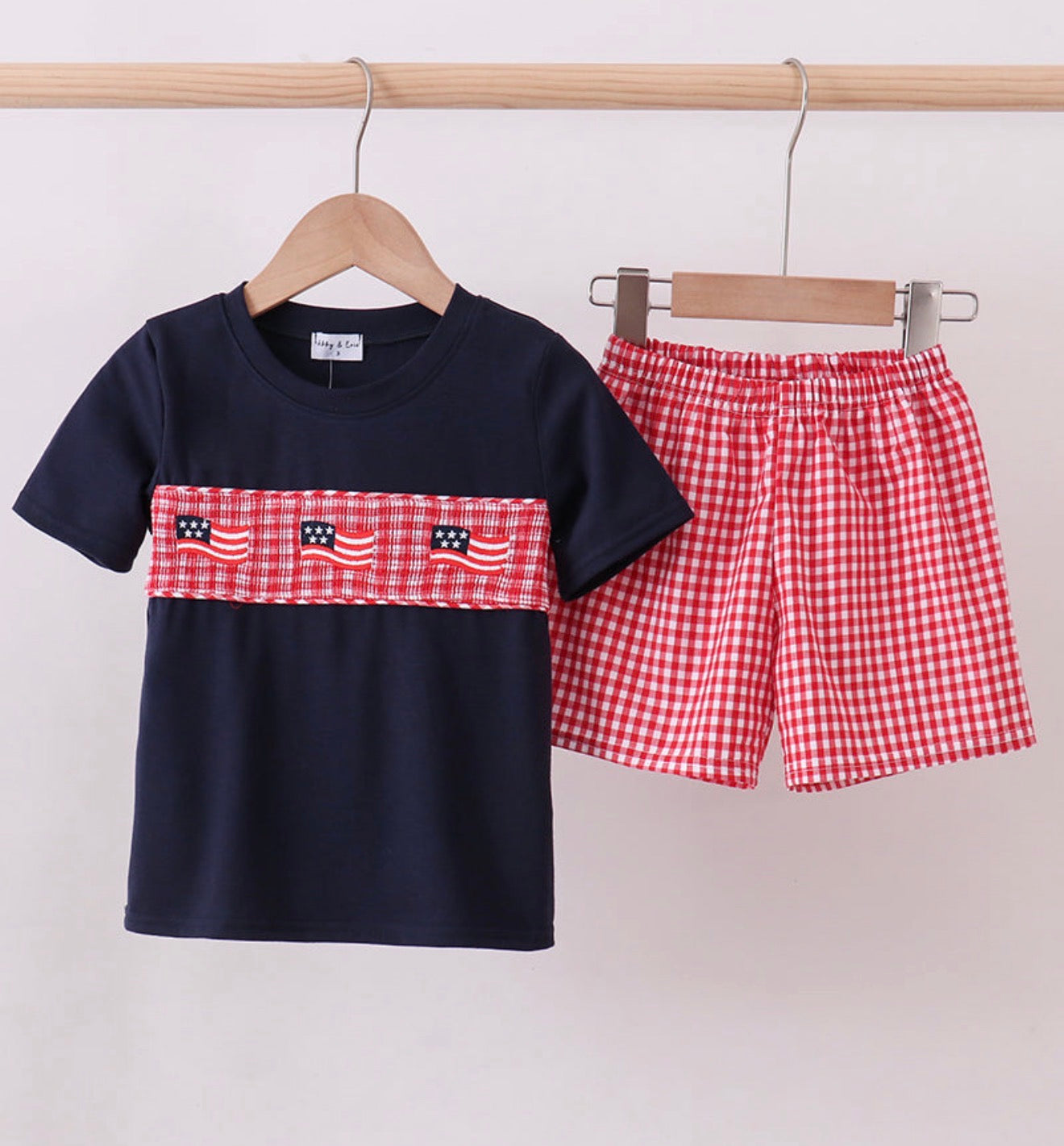 Smocked Woven Flag Set