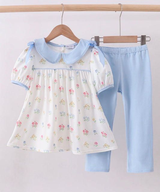 Blue Floral Ditsy Set