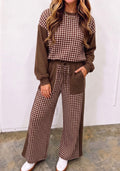 Chocolate Gingham Set