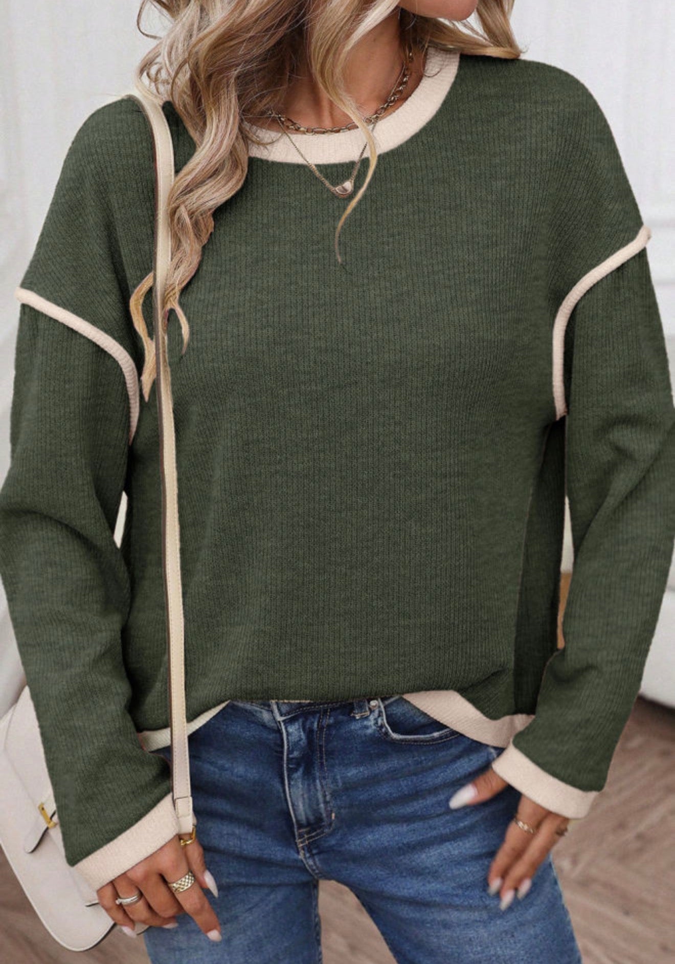 Forest Knit Loose Top