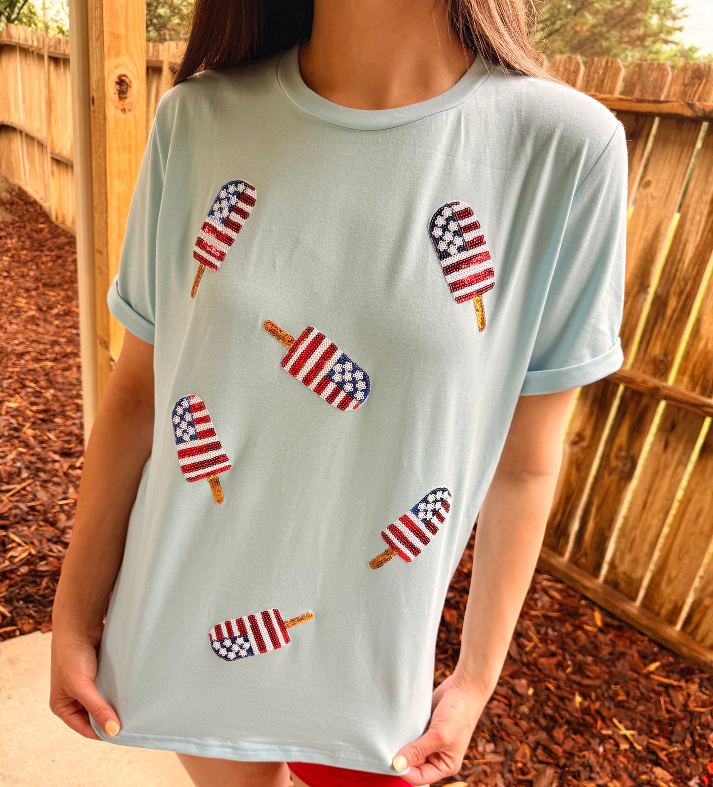 Patriotic Sparkle Top