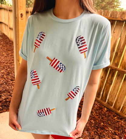 Patriotic Sparkle Top