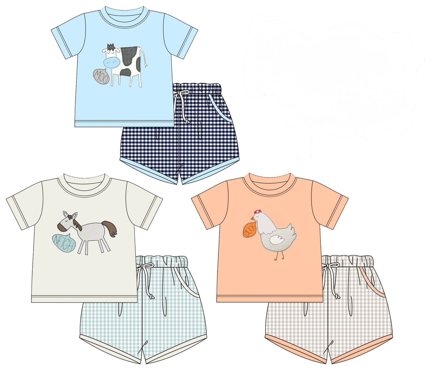 “Click, Neigh, Moo” Boy Sets