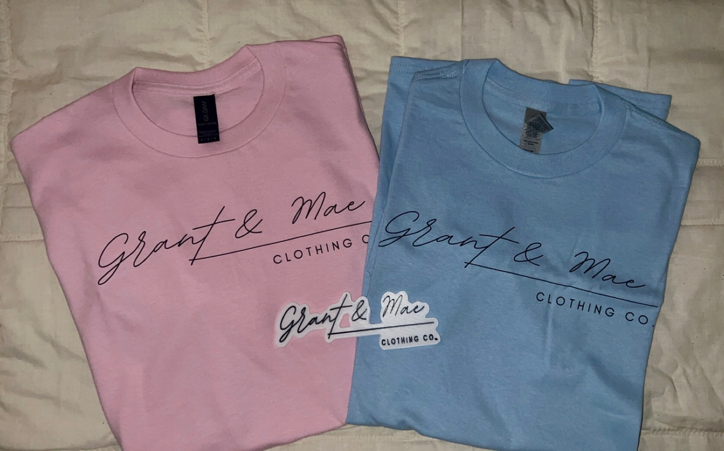 Grant & Mae Tee- BLUE