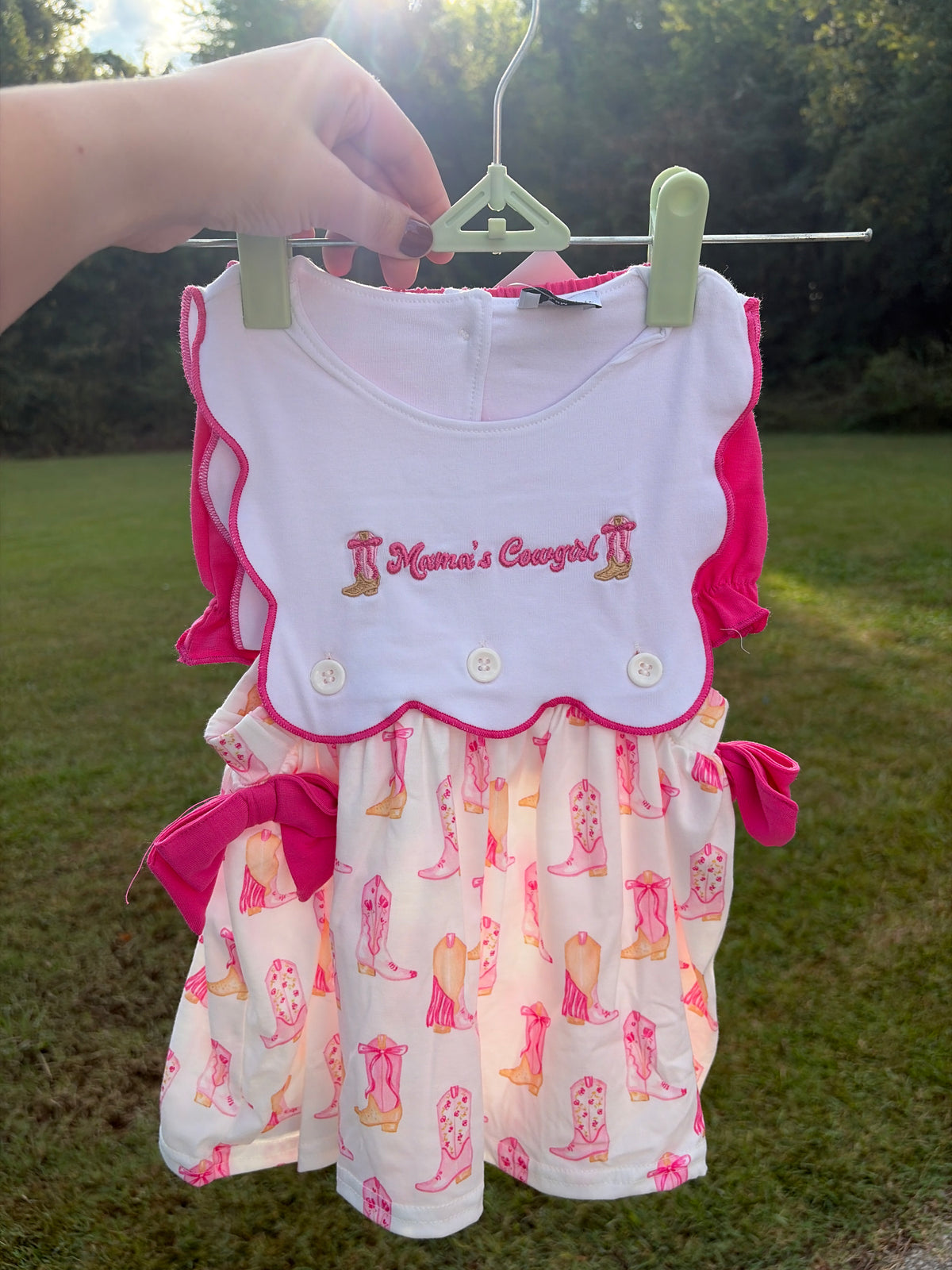 Mama’s cowgirl bloomer set