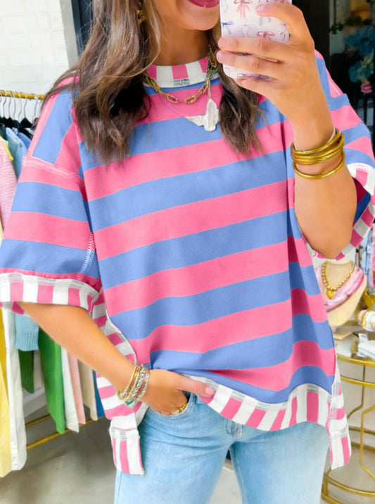Cotton Candy Oversized Top