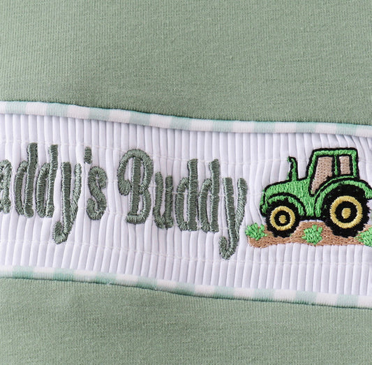Daddy’s Buddy Smocked Tractor Set