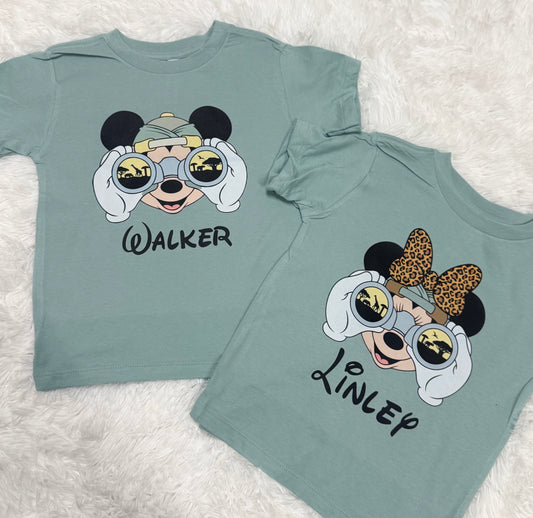 Safari Inspired Mouse Tees