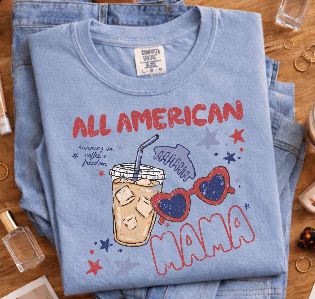 All American Mama Tee