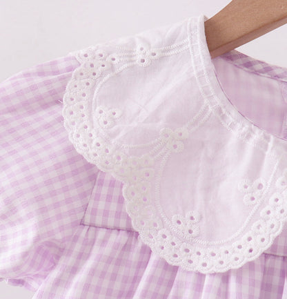 Purple Woven Lace Bubble