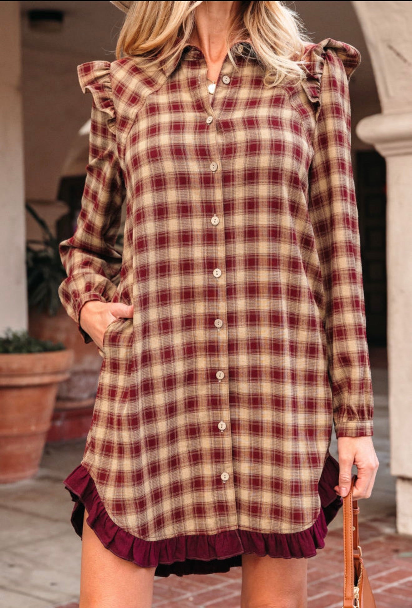 Fall Plaid Dress