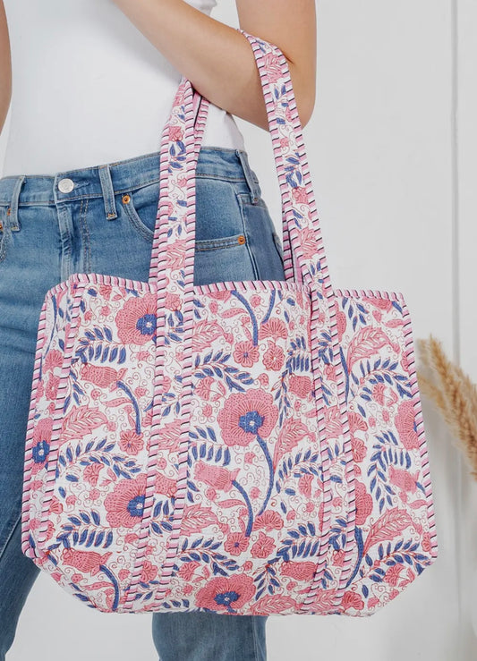 Floral Quilted Bag