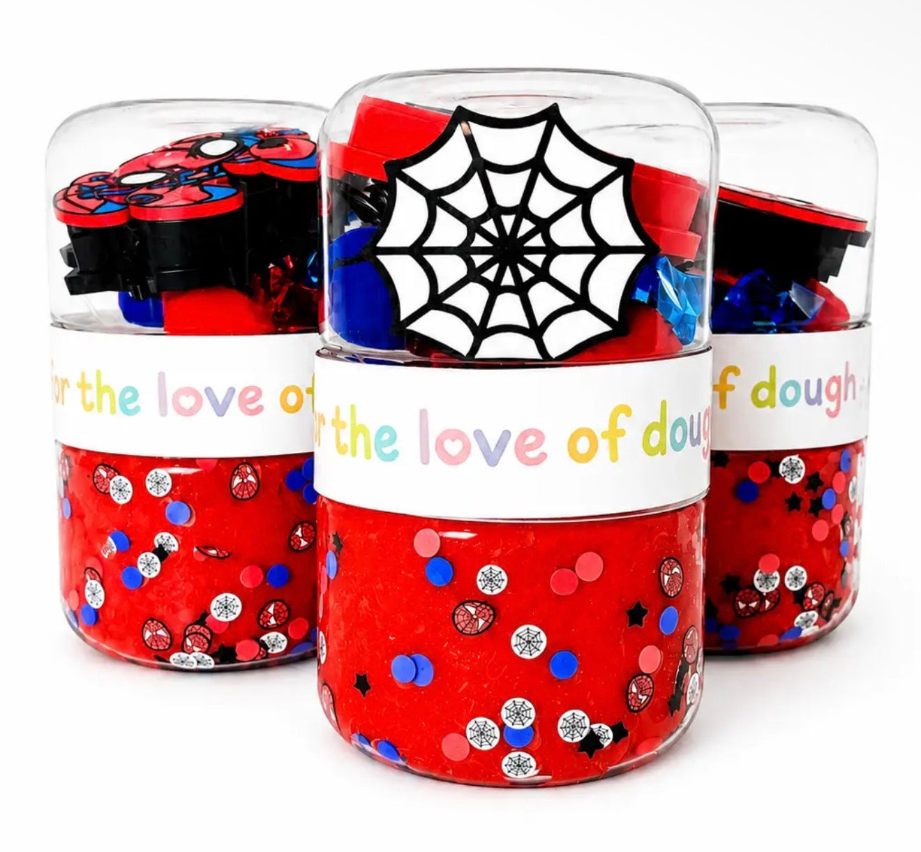 Play Dough Jar - Spidey
