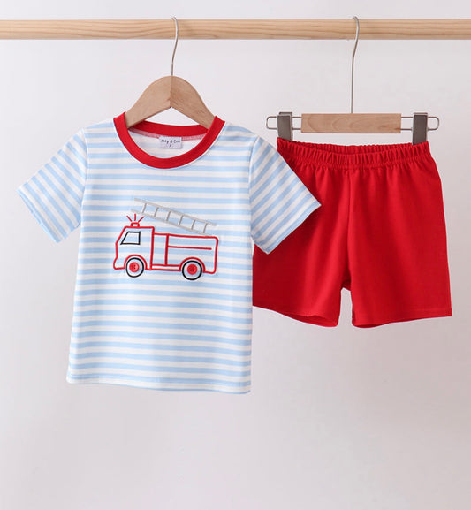 Firetruck Boy Set
