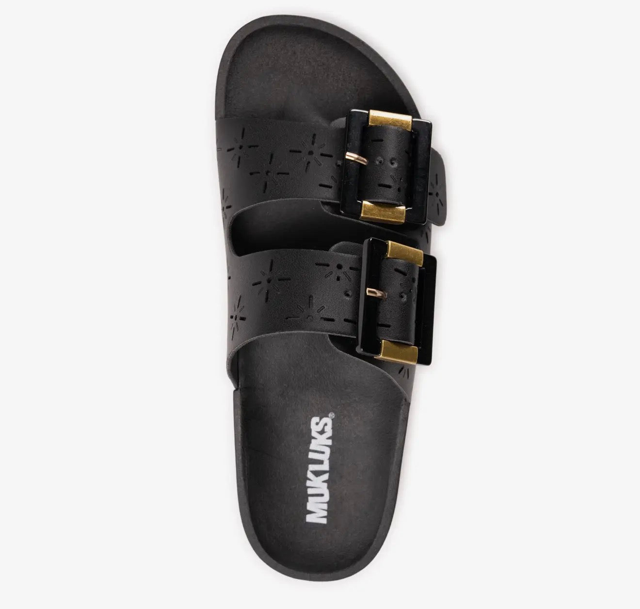 Mud Luks Black Petal Sandal