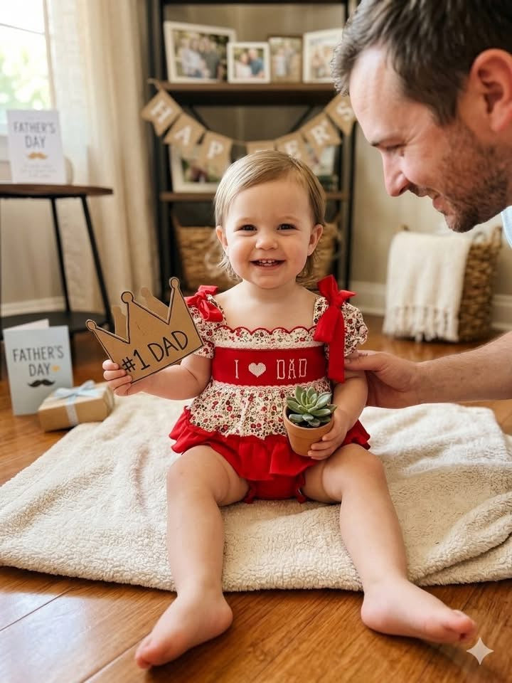 I Love Dad Bloomer Set