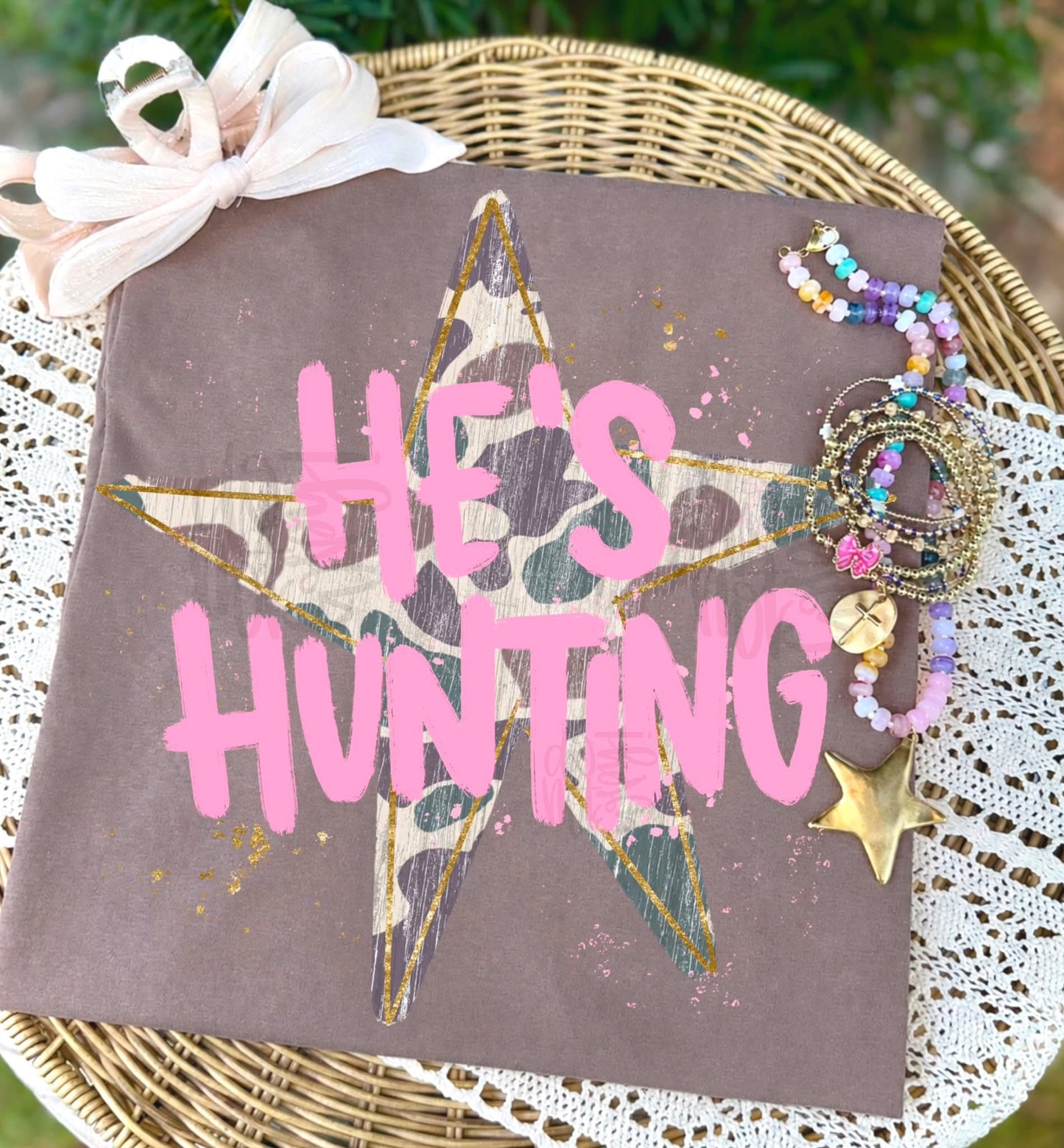 He’s Hunting Tee