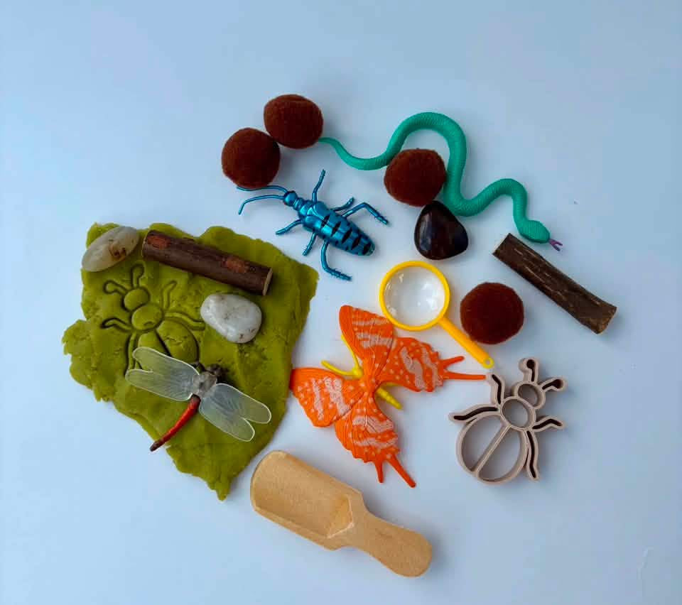 Play Dough Jars - Bugs