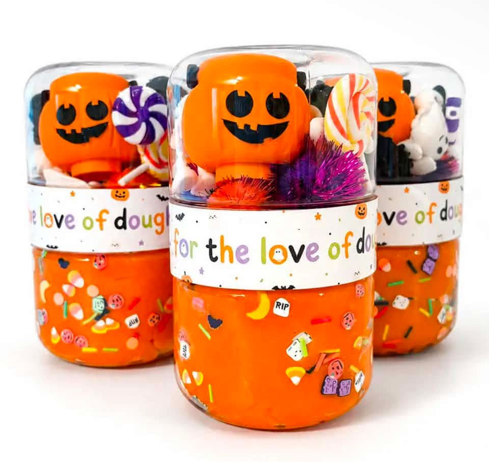Play Dough Jar - Halloween