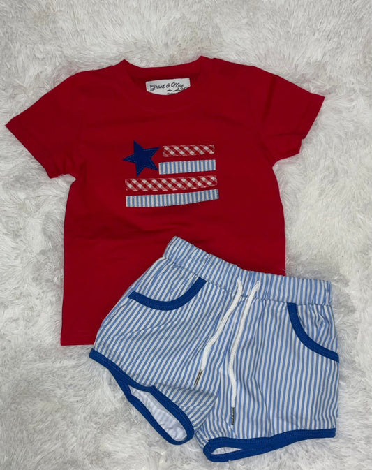 Patriotic Flag & Stripes