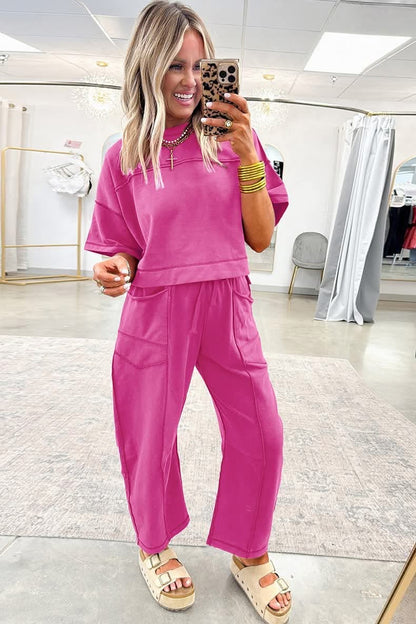 PREORDER - Boxy Tee / Barrel Pants Set