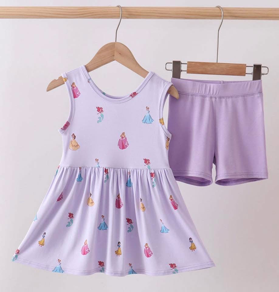 Princess Fairytale Tank Bamboo Set