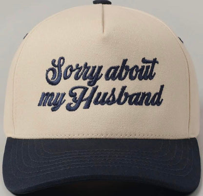 Sorry about my Husband