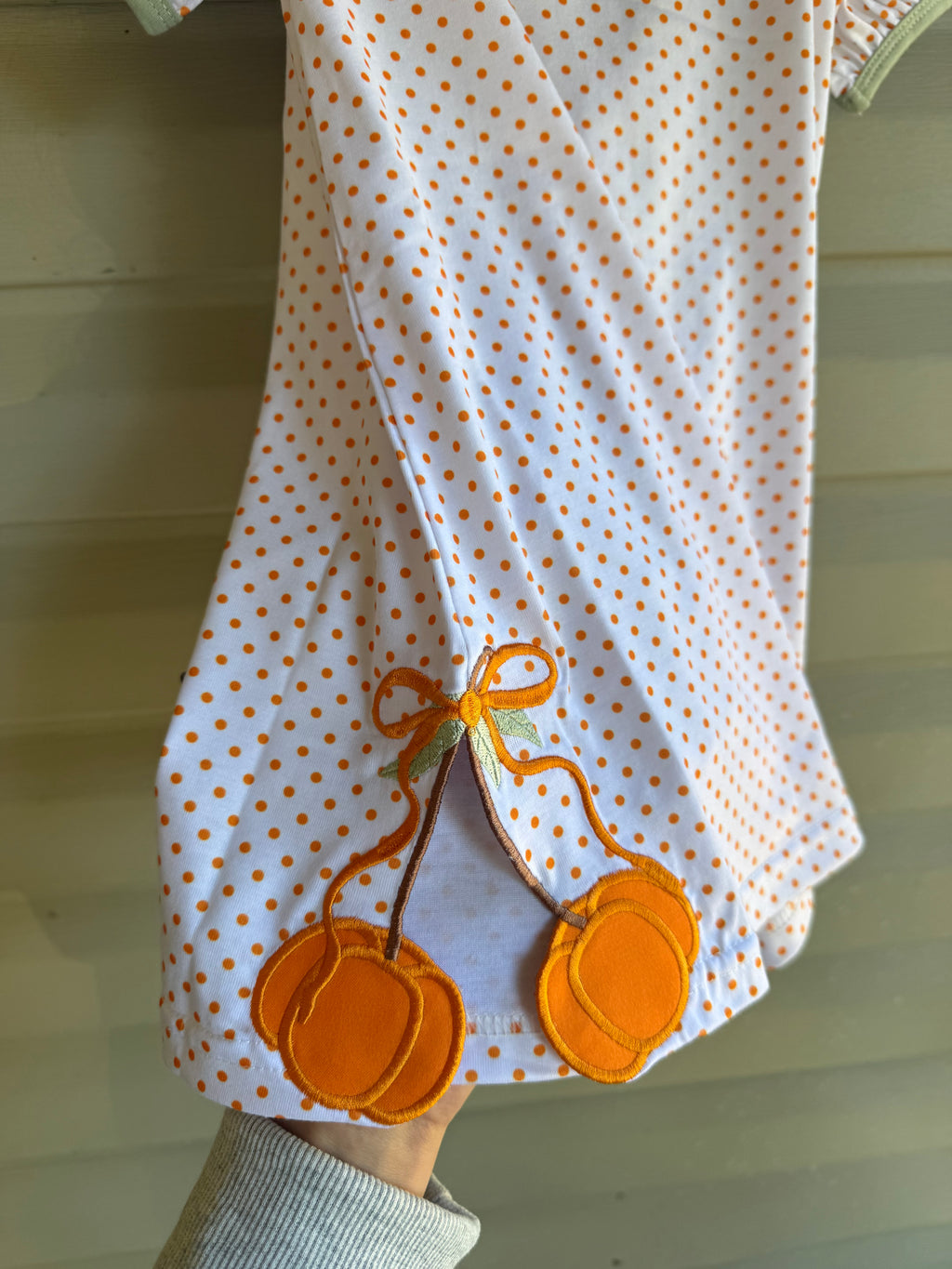 Polka Dot Pumpkin Dress