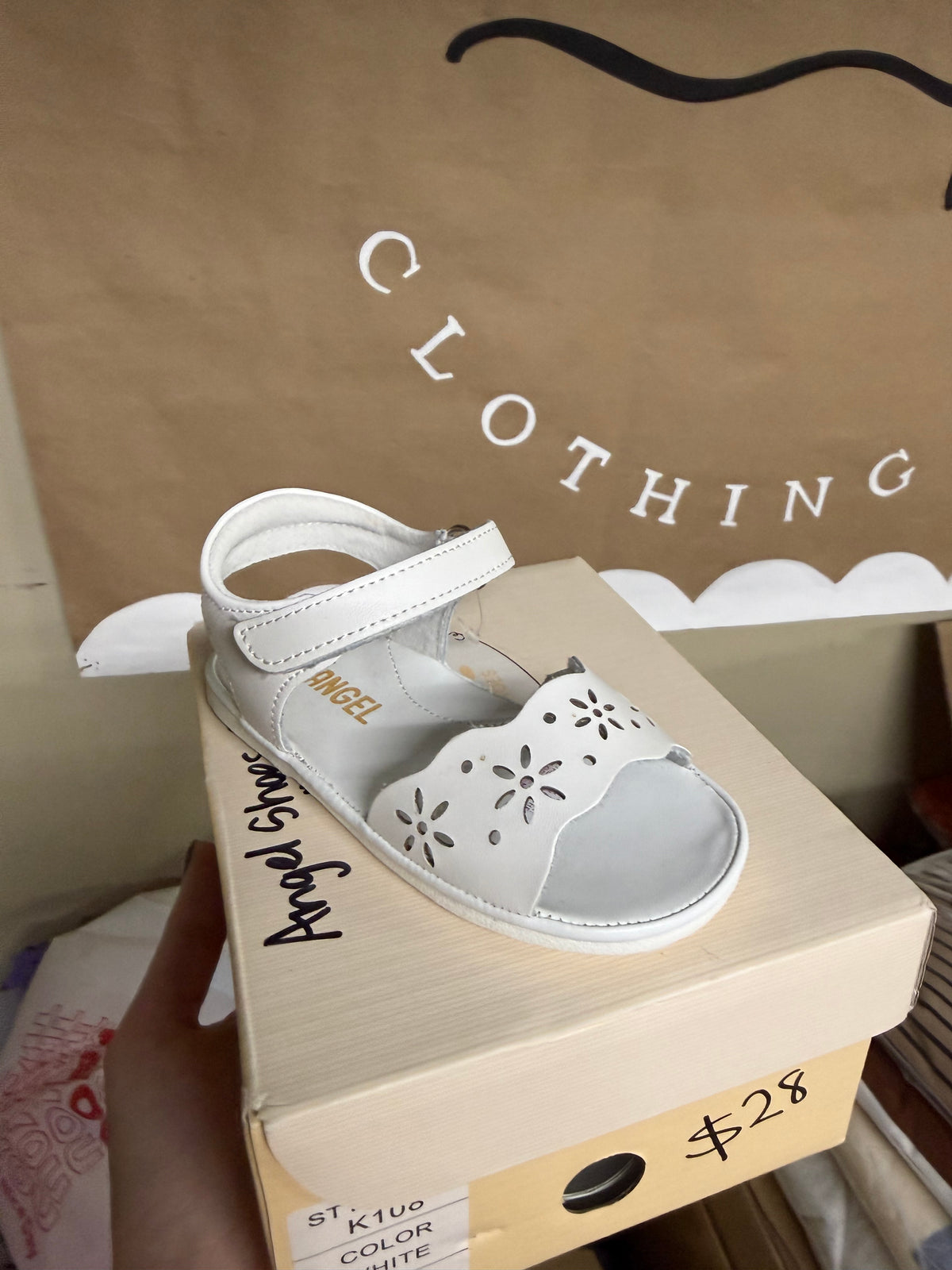 Toddler Girls Scallop Sandal