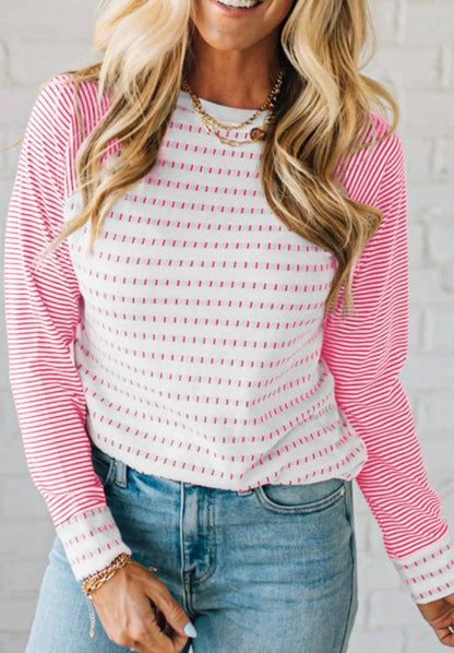 Pink Ditsy Top